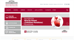 Desktop Screenshot of bezmialemhastanesi.com